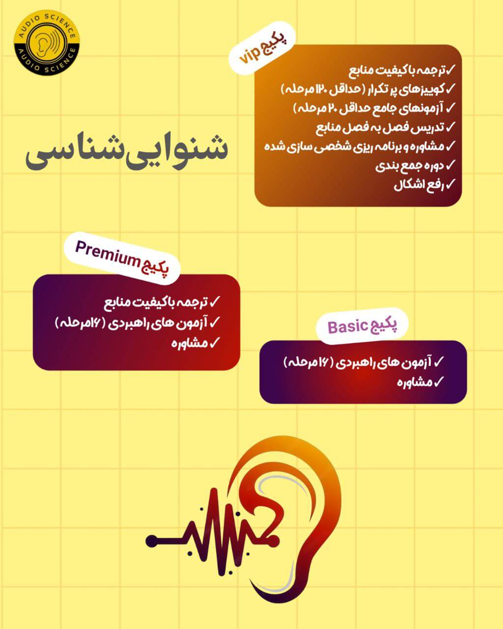 پکیج شنوایی شناسی